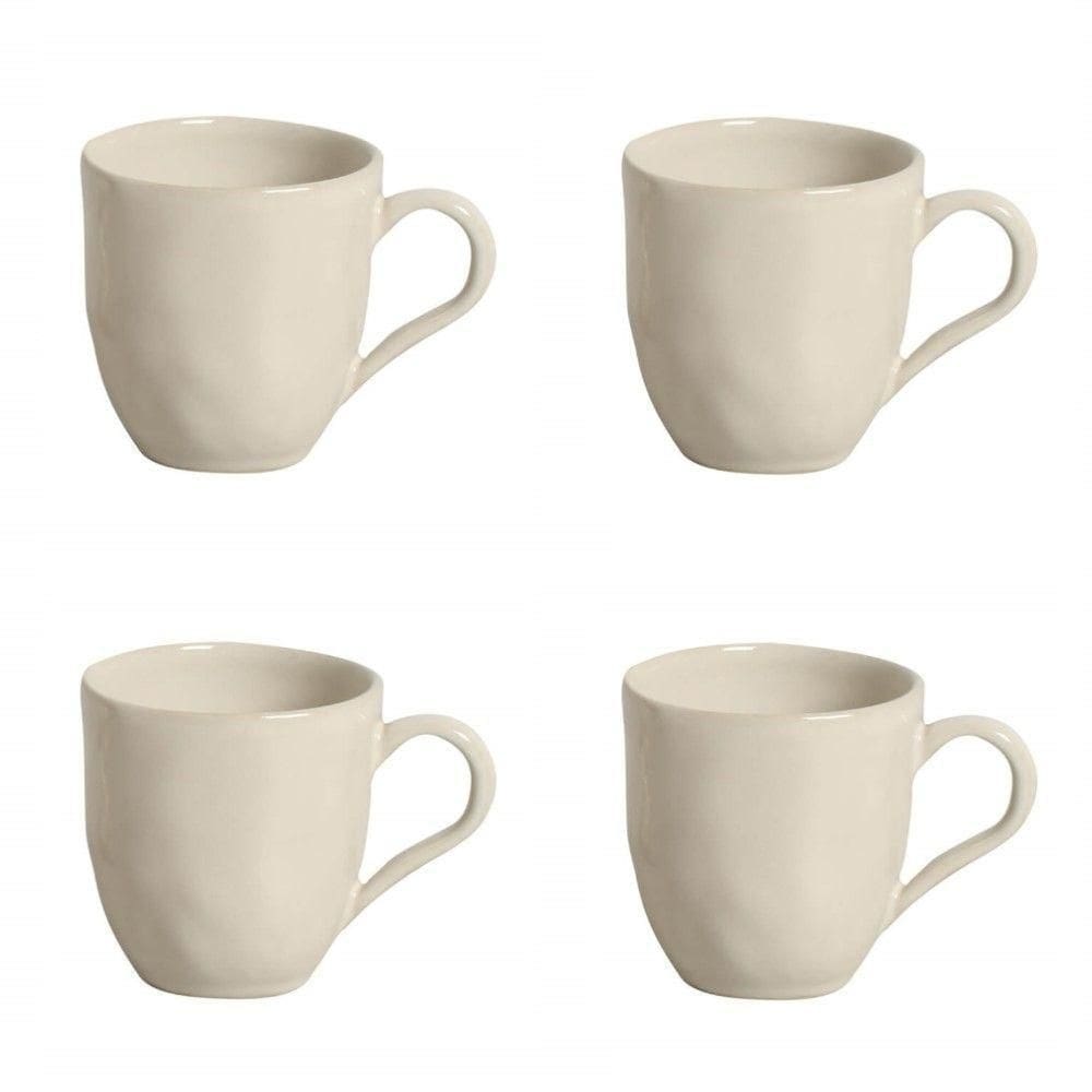 Conjunto De Canecas 04 Peças Orgânico Clay Porto Brasil