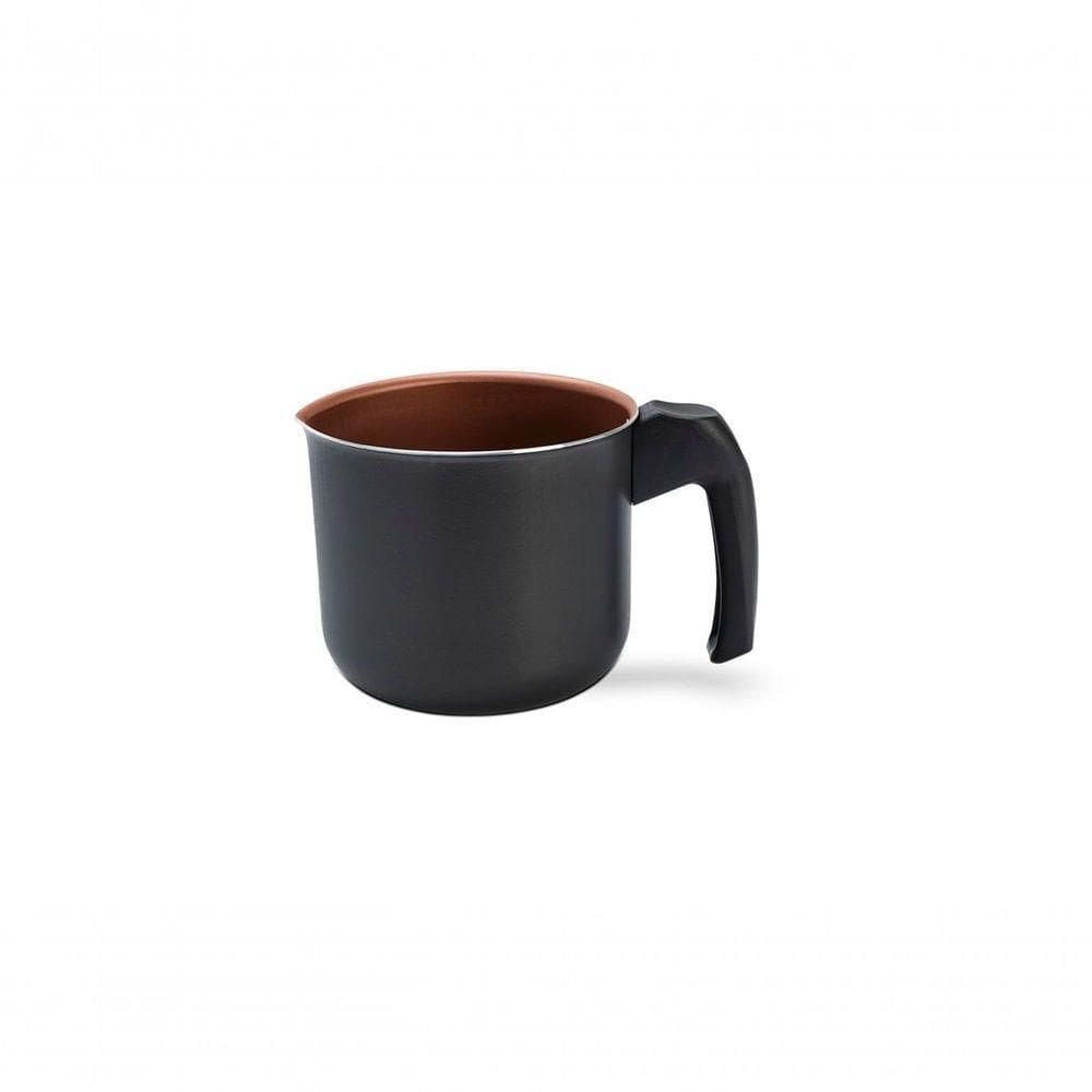 Fervedor 12 Cm 1,25 L Revestimento Pro-flon Antiaderente Cor Cinza Range Linha Topázio Brinox Cinza