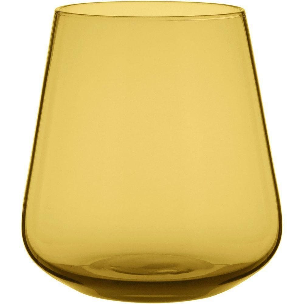 Jogo Copos Home&co Comodore Vidro 400ml 10x9x9cm âmbar