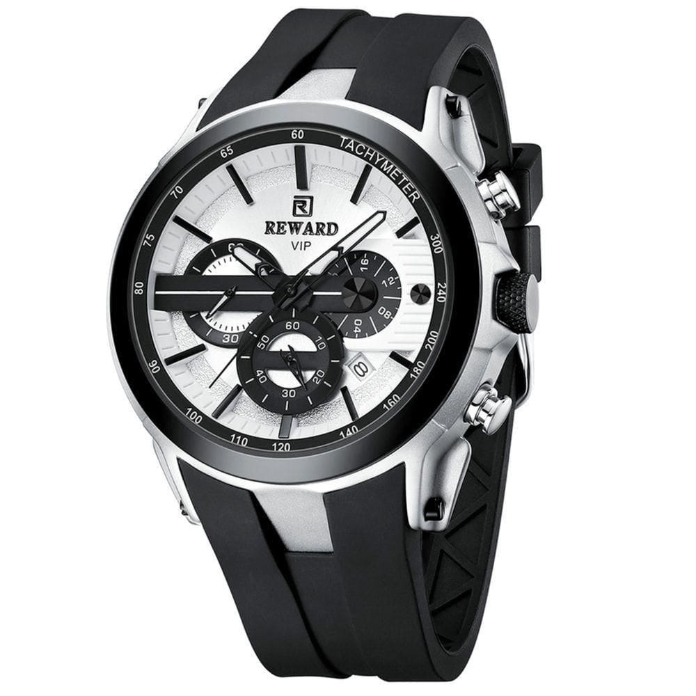 Relogio Masculino Esportivo Impermeavel 3atm Pulseira De Silicone Preto