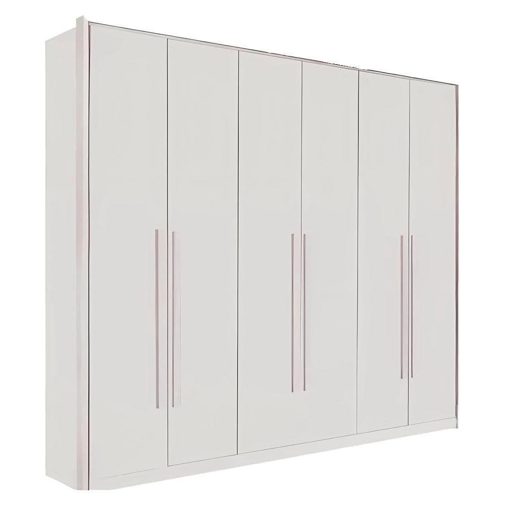 Guarda Roupa Anápolis 6 Portas 6 Gavetas Valverde Branco