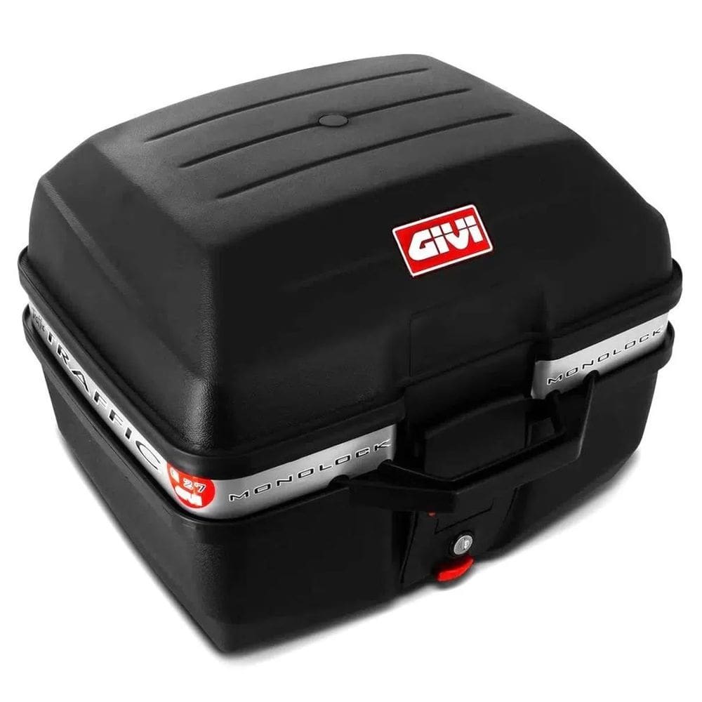 Baú Bauleto Givi Monolock 27l Traffic Para Moto Universal