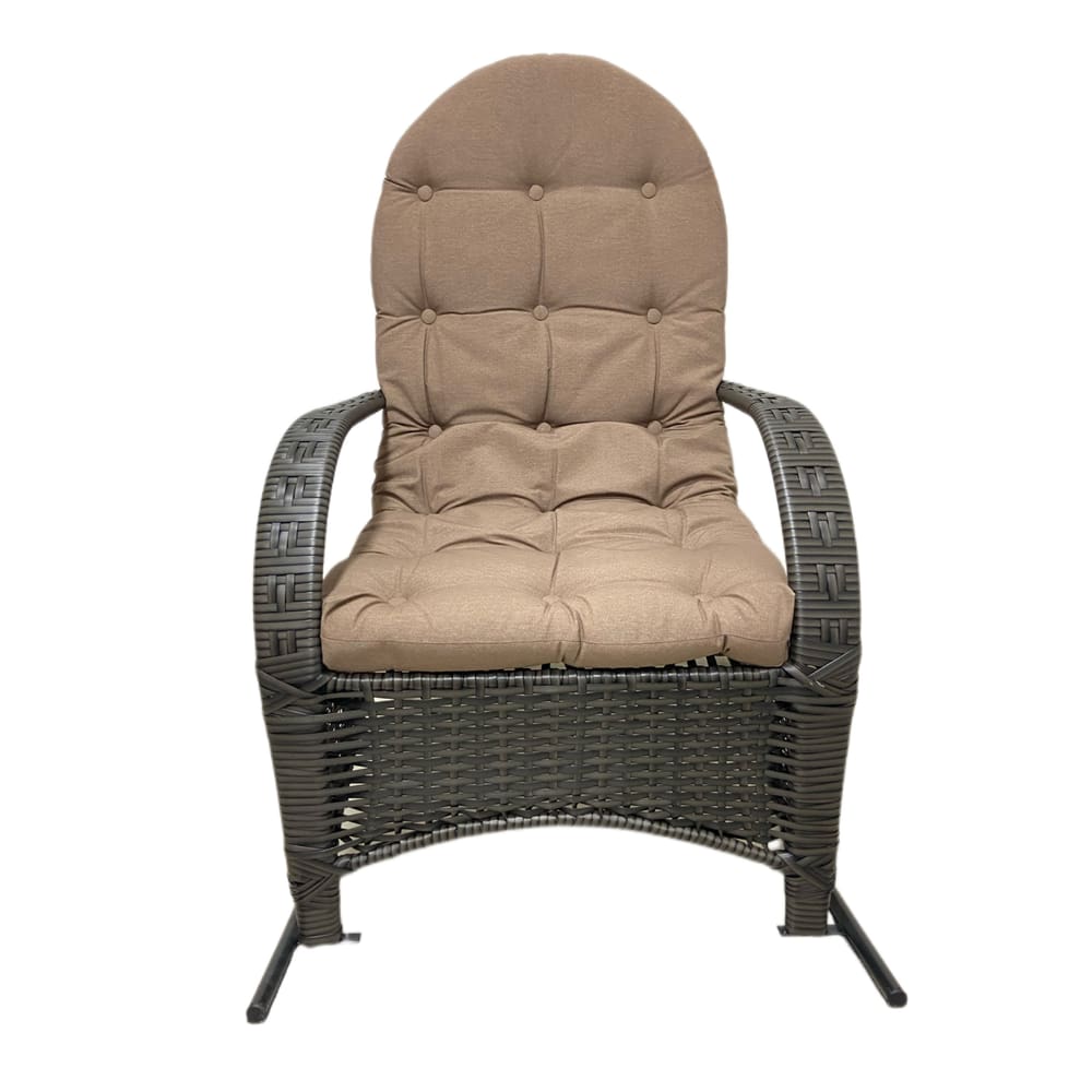 Cadeira Imperatriz Balanço Poltrona Descanso Com Almofada Ergonômica