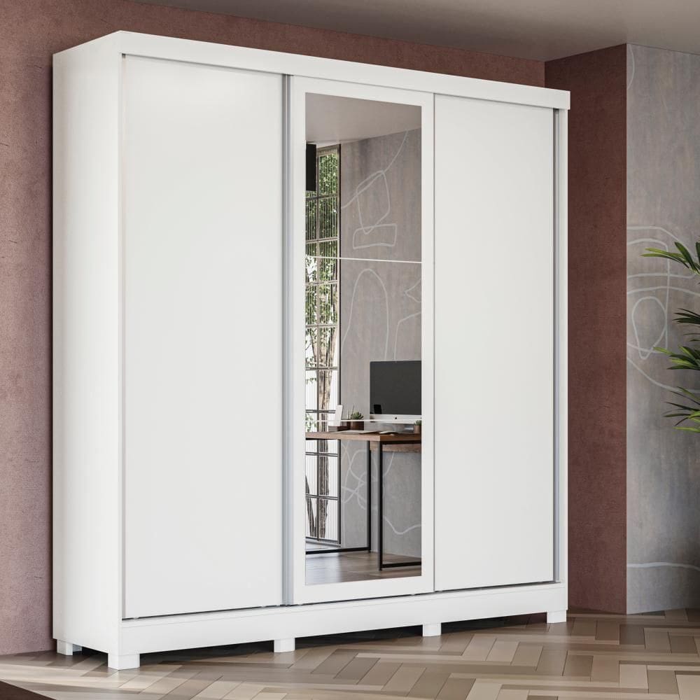 Guarda-roupa Casal 3 Por. Reversíveis De Correr 3 Esp 2 Gav