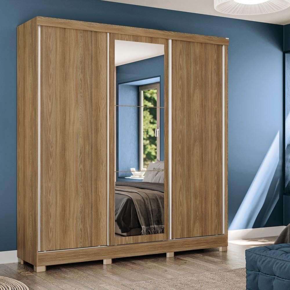Guarda-roupa Casal 3 Por Reversíveis De Correr 3 Esp 2 Gav