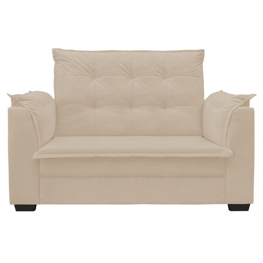 Sofá 2 Lugares Confortável Luxo 1,40m Marrocos Bellamado Bege