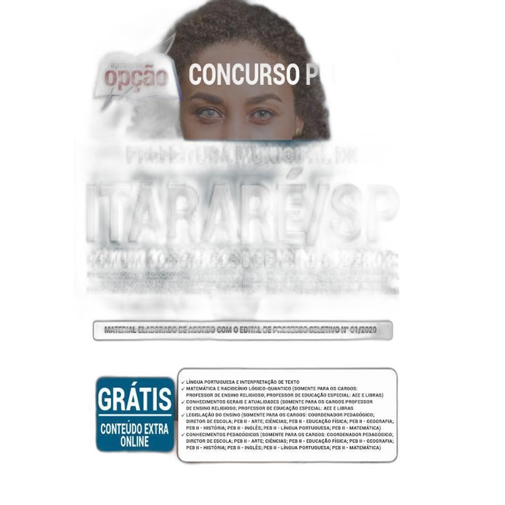 Apostila Prefeitura Itararé Sp - Cargos De Ensino Superior