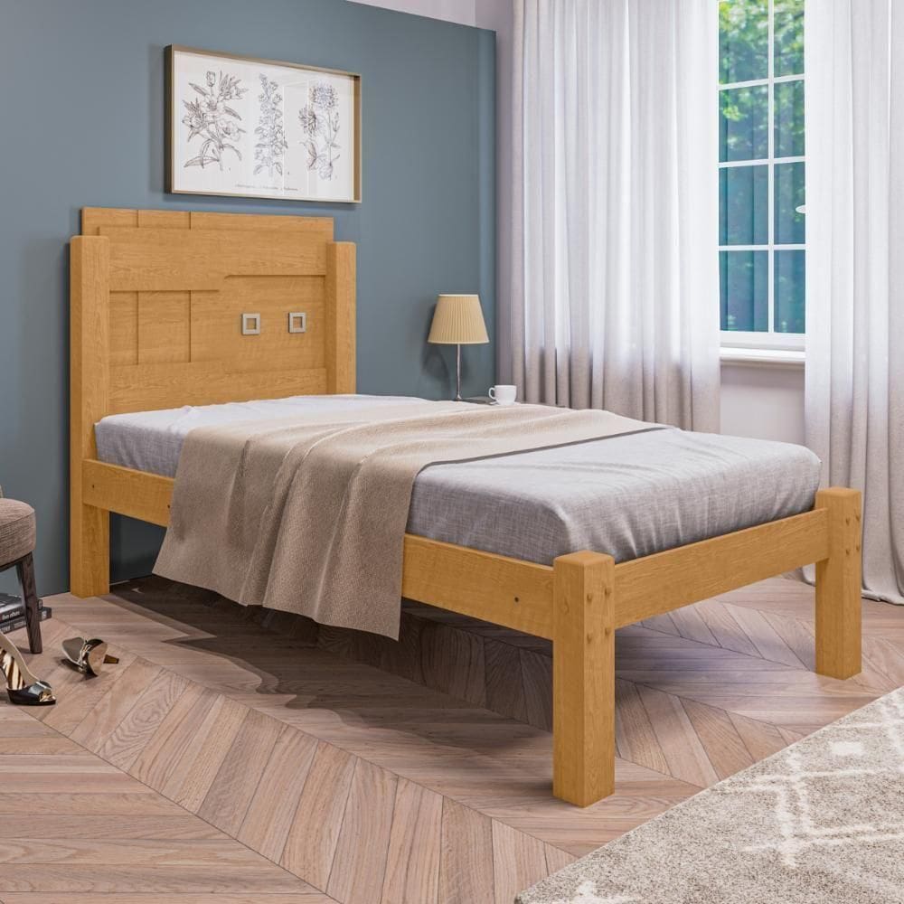 Cama De Casal Guaíra Naturalle Off White