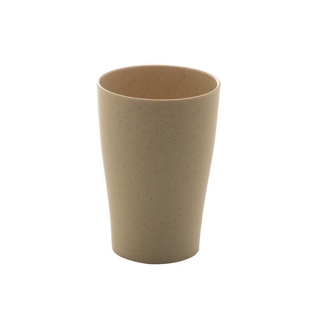 Copo Fibra De Bambu E Pp Lines Bege 300ml Lyor