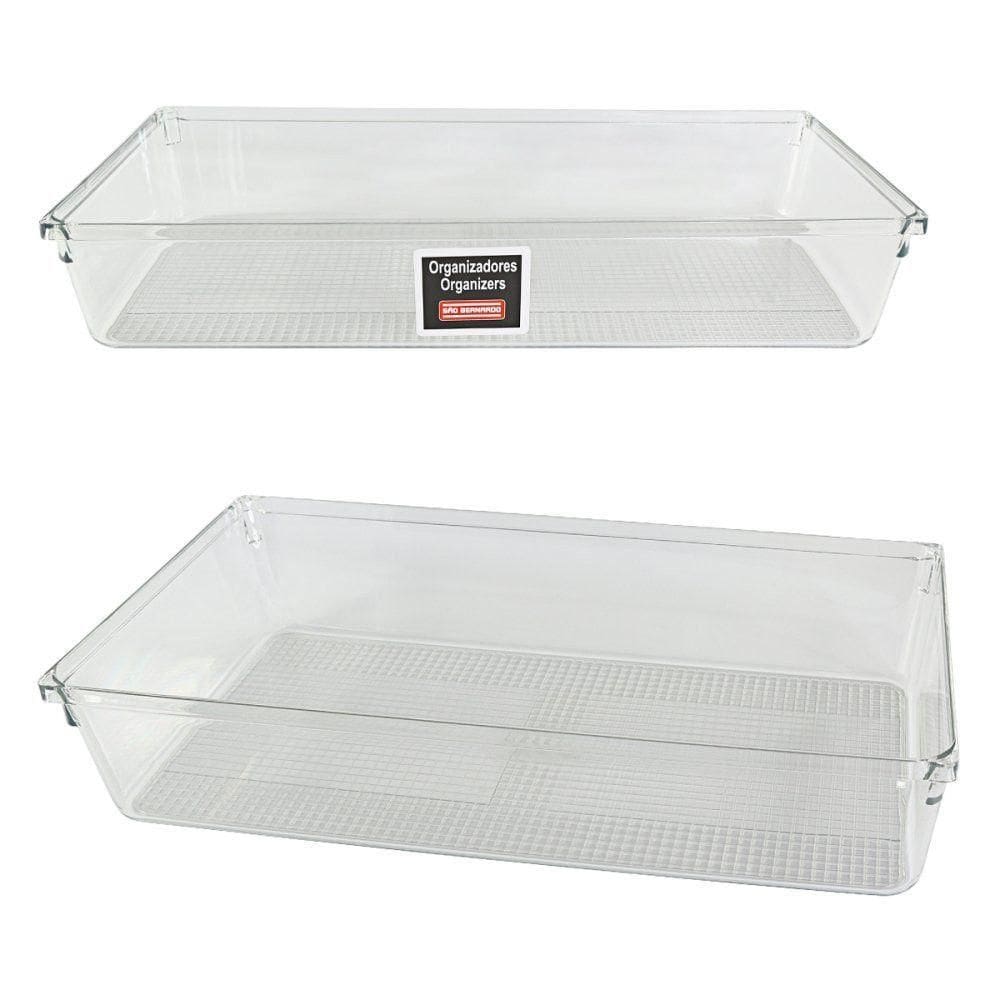 Organizador De Gavetas Transparente 30 X 15 Cm