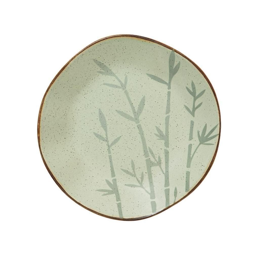 Prato Fundo 22,5 Cm Ryo Bambu Porcelana Oxford