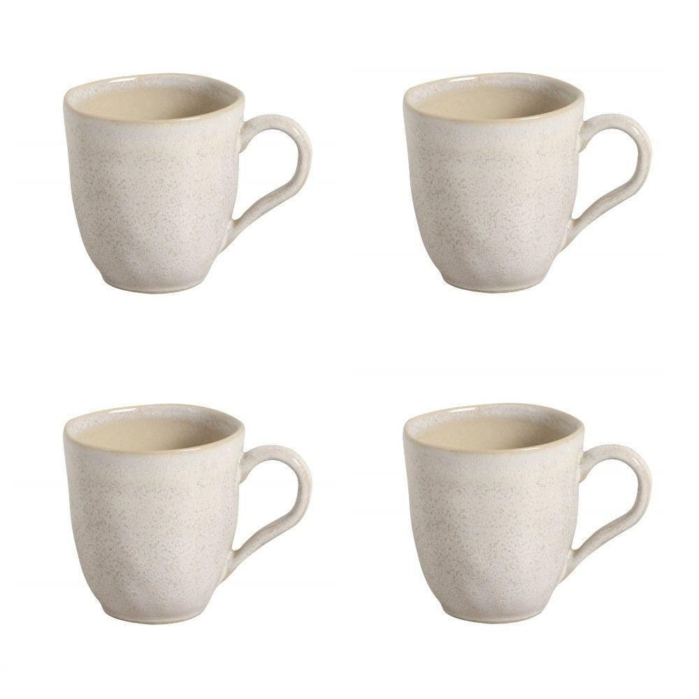 Conjunto De Canecas 04 Peças Orgânico Latte Porto Brasil