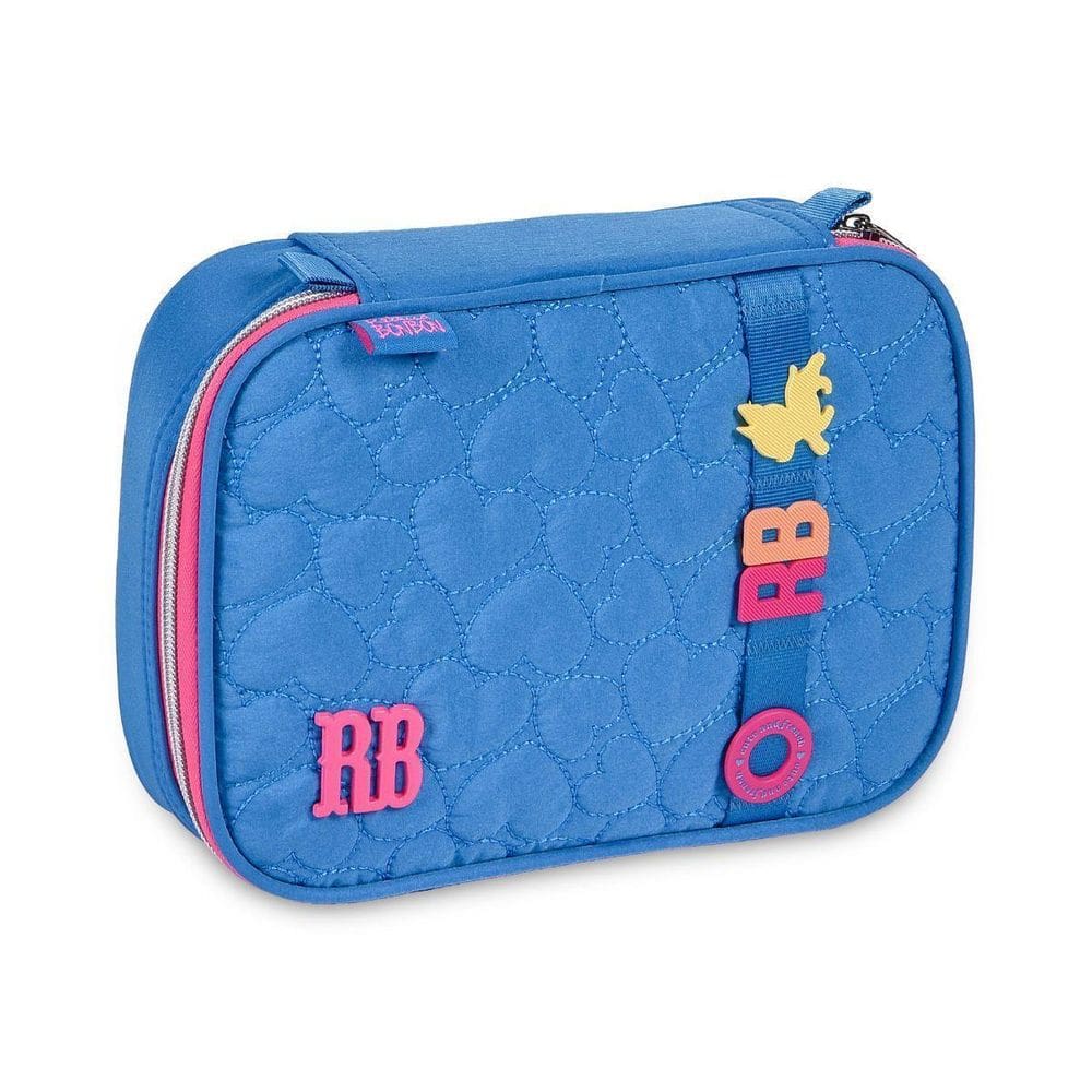 Estojo Box Rebecca Bonbon Escolar Juvenil 100 Pens - Azul