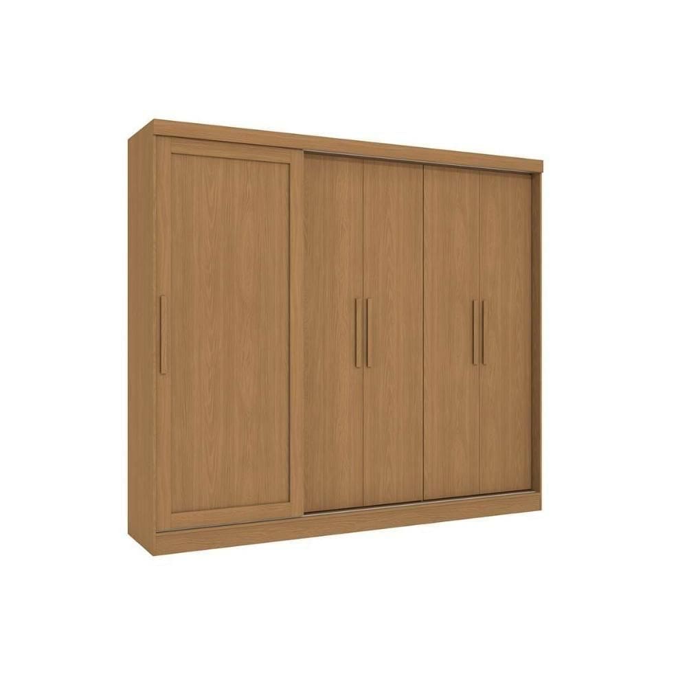 Guarda Roupa Casal 5 Portas E 4 Gavetas N564 Canela