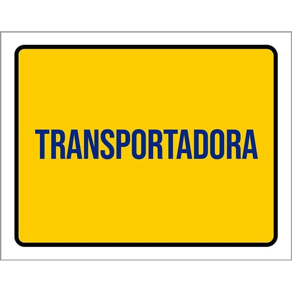 Kit 3 Placas Sinalização