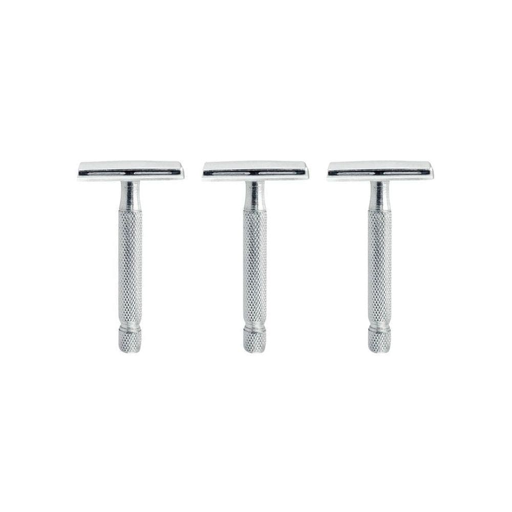 Aparelho De Barbear Metal Mundial Flex Ref Bc-130-Kit 3Un