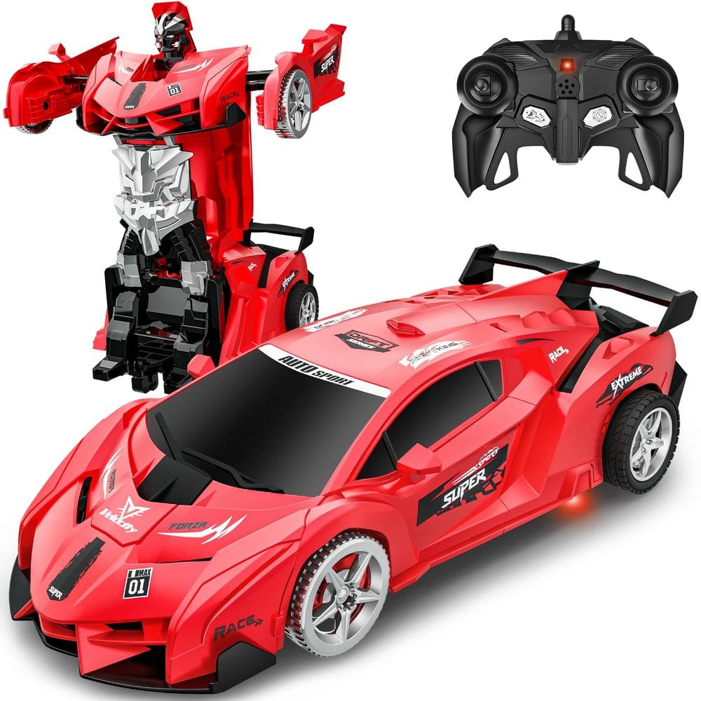 Carro de controle remoto KKONES Deformation Robot Toy Age 3-8