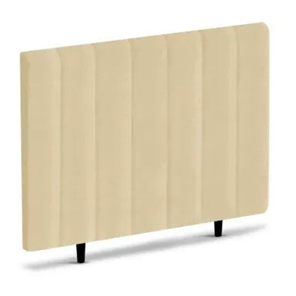 Cabeceira Castor Queen Revollution Bege 158cm