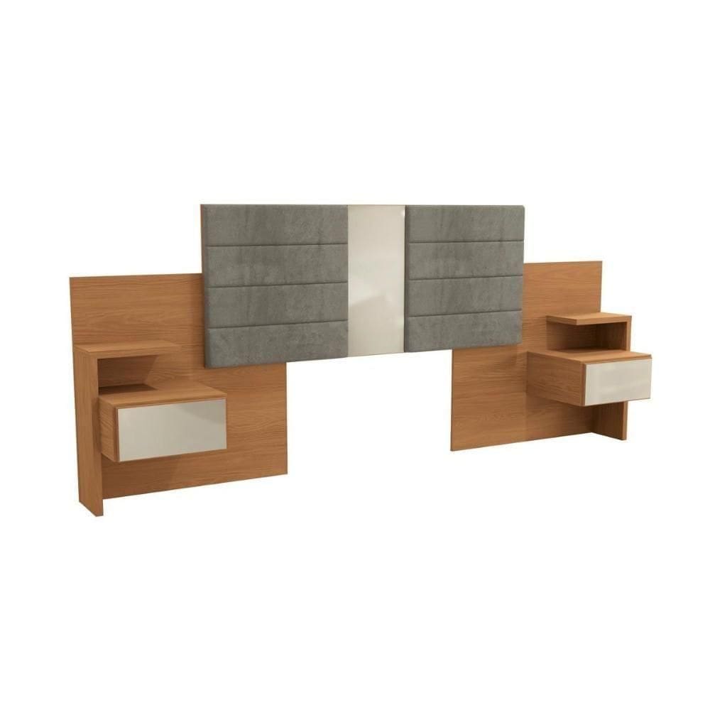 Cabeceira Cama Box Madeirado Cor Canela Casal/queen G290 2gavs Canela - Kappesberg