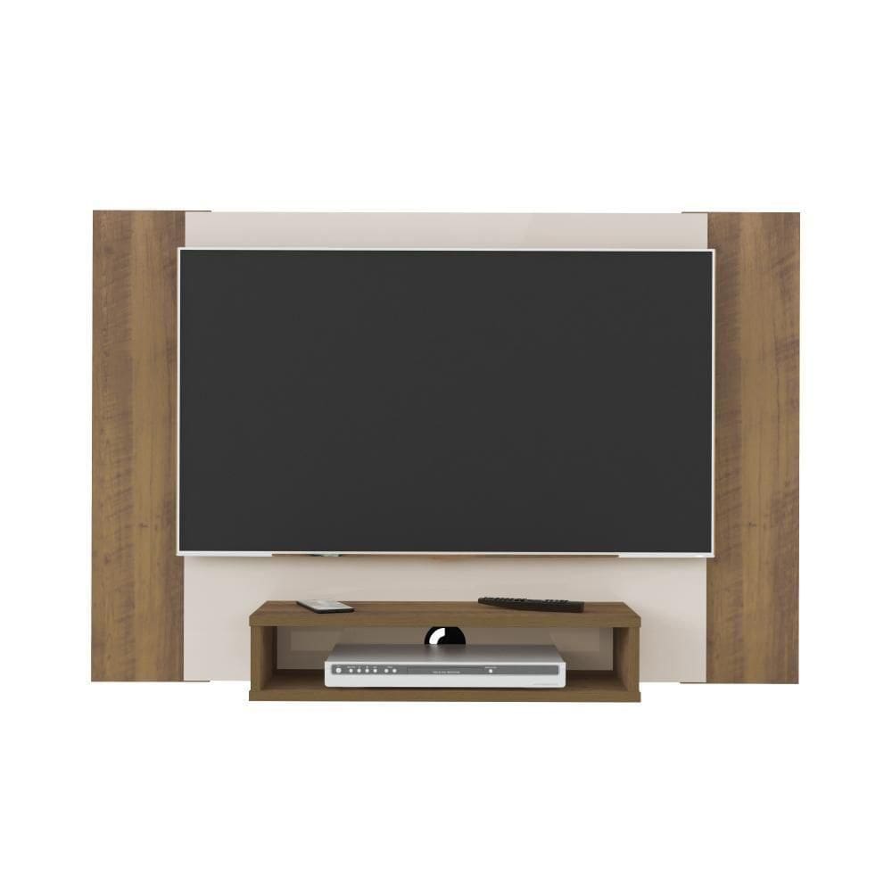 Painel Para Tv Até 47\" Cine Pinho/off White Artely Pinho/off White