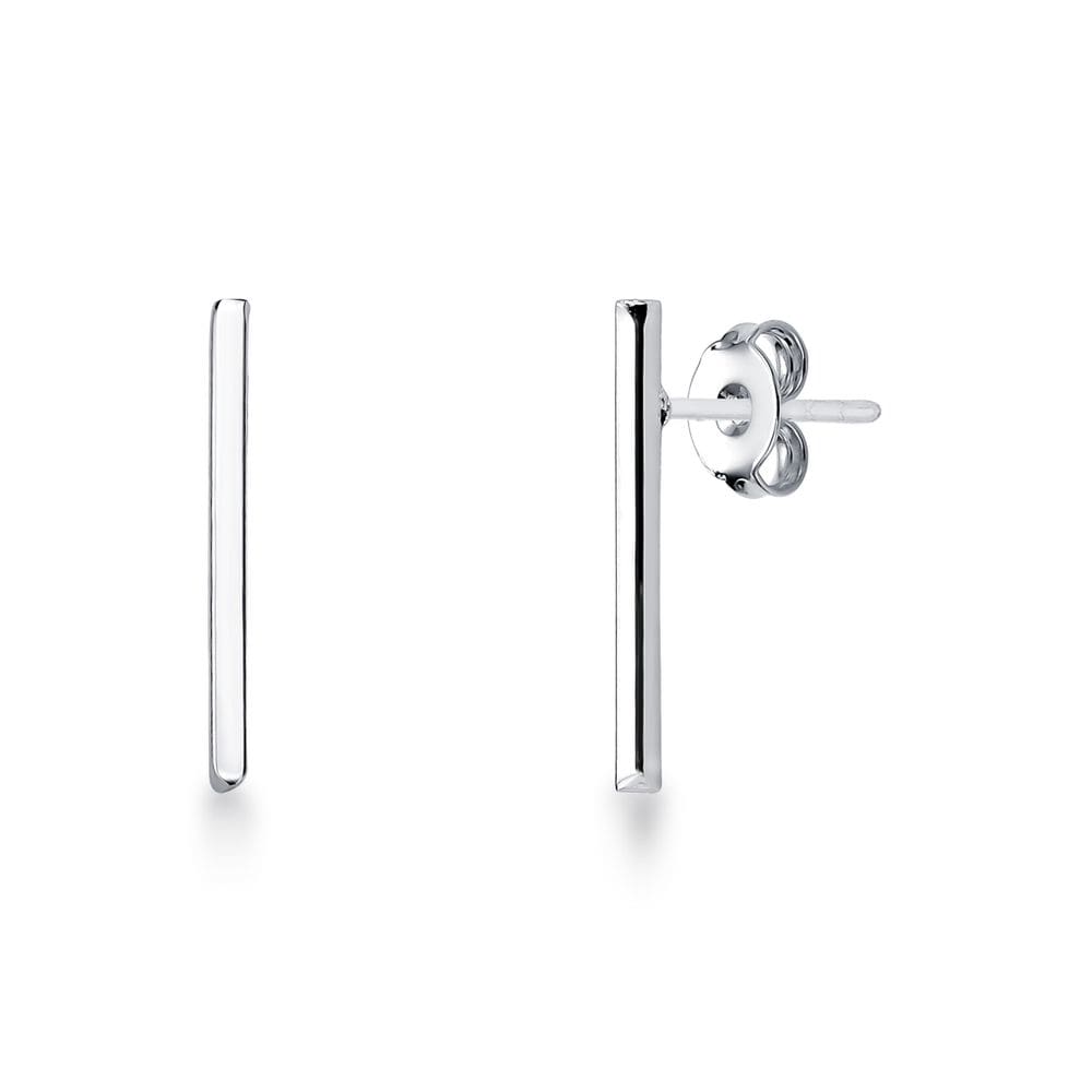 Brinco Minimalista Feminino Exclusivo Prateado Aço Inox Leve