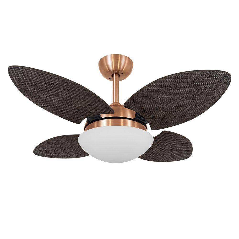 Ventilador Teto Volare Vd28 Mini Cobre 4 Pás 220V