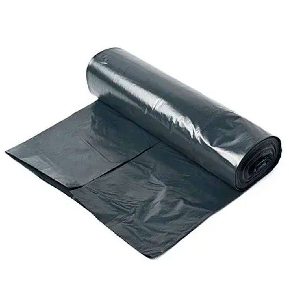 Saco para Lixo Preto PE 100L Rolo com 10 Unidades Plaszom