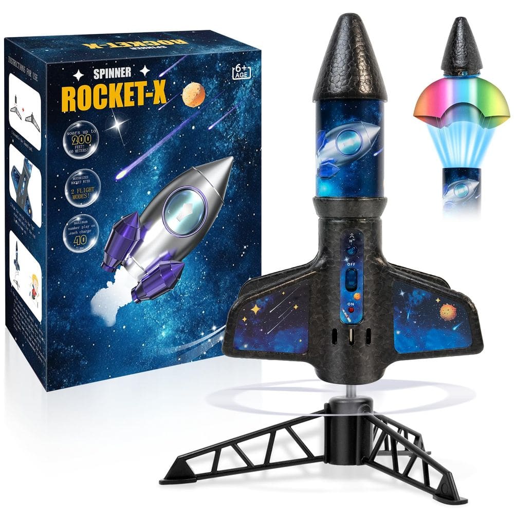 Lançador de foguetes VICHTOP Electric Rocket Toys para crianças de 4 a 8 anos