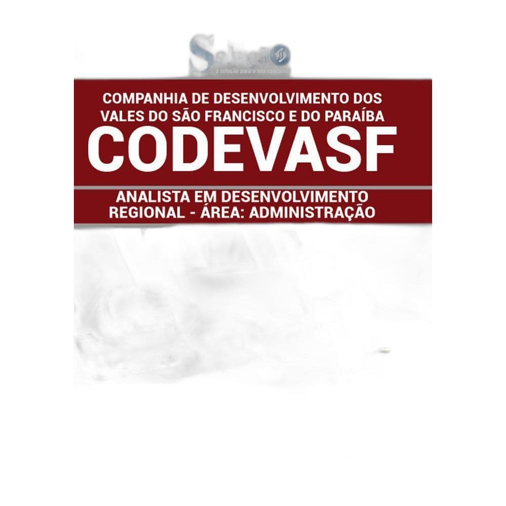Apostila Concurso Codevasf - Analista Área Administrativa