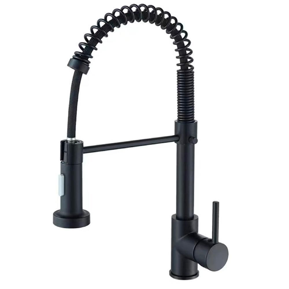 Torneira De Cozinha Monocomando Gourmet Extensível Preto
