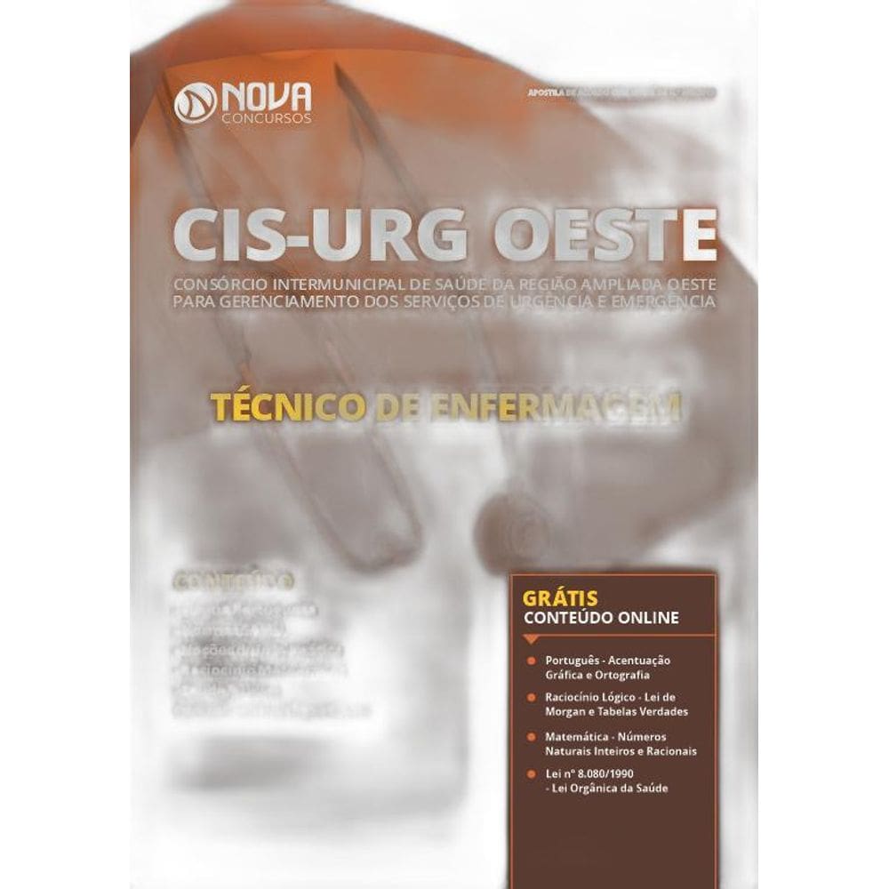 Apostila Cis-Urg Oeste Mg - Técnico De Enfermagem