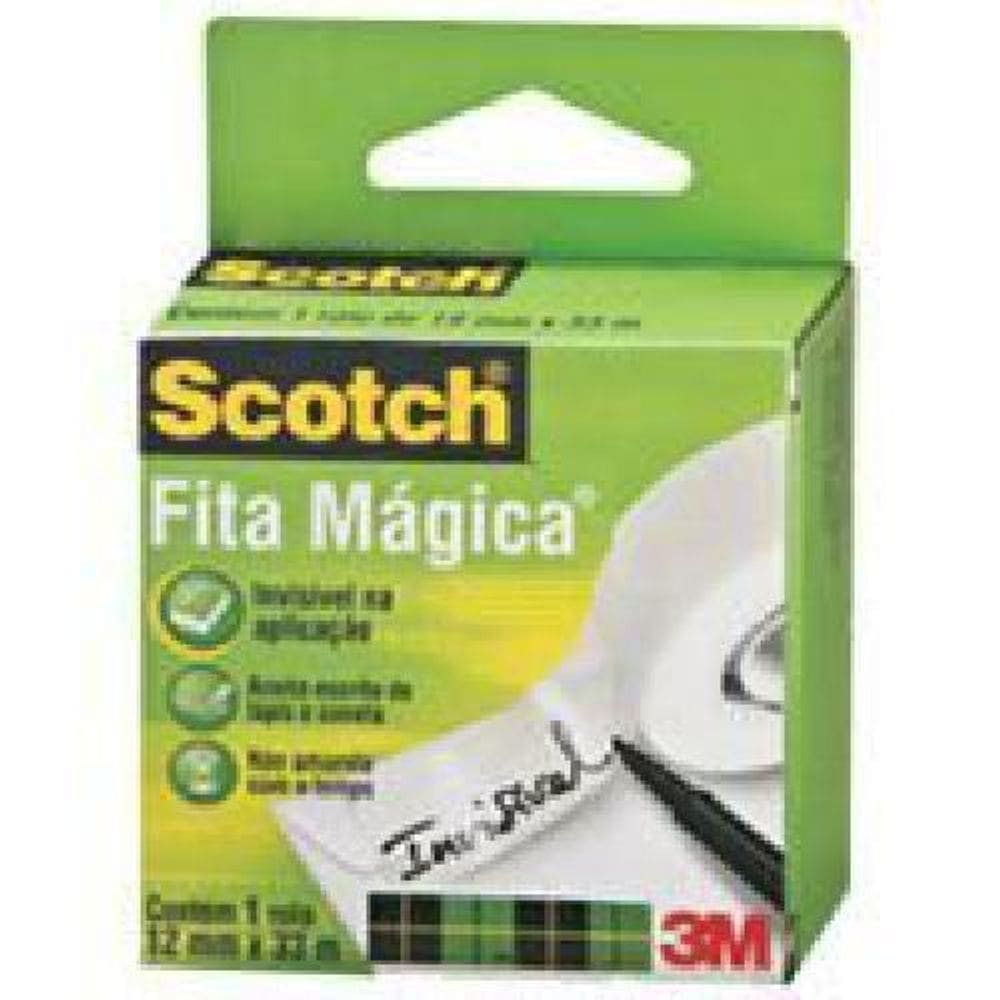 Fita Magica Scotch 810 12Mmx10M.Com Aparelho