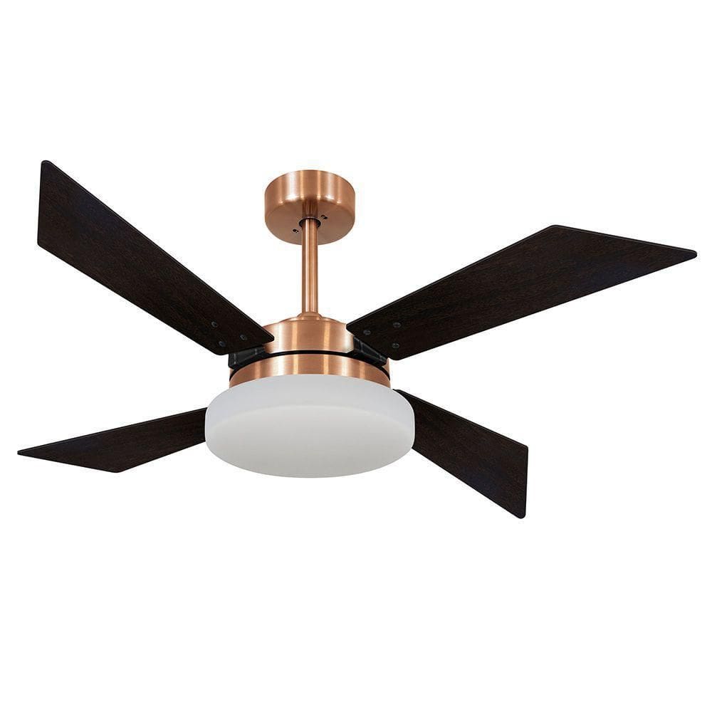 Ventilador De Teto Volare Vd50 Tech Cobre 4 Pás 110V