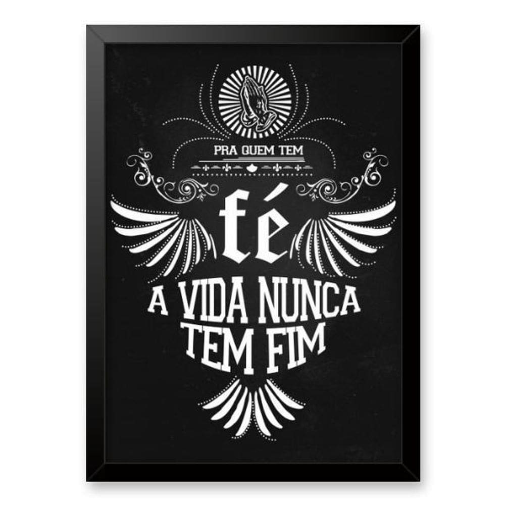 Quadro Rappa - Pra Quem Tem Fé 45X34Cm