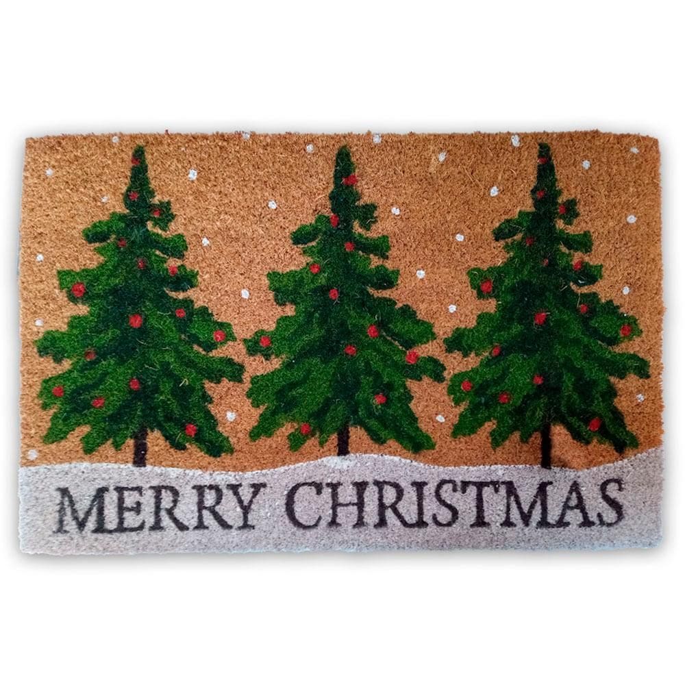 Tapete Capacho Natalino 40X60Cm Merry Christmas Cromus