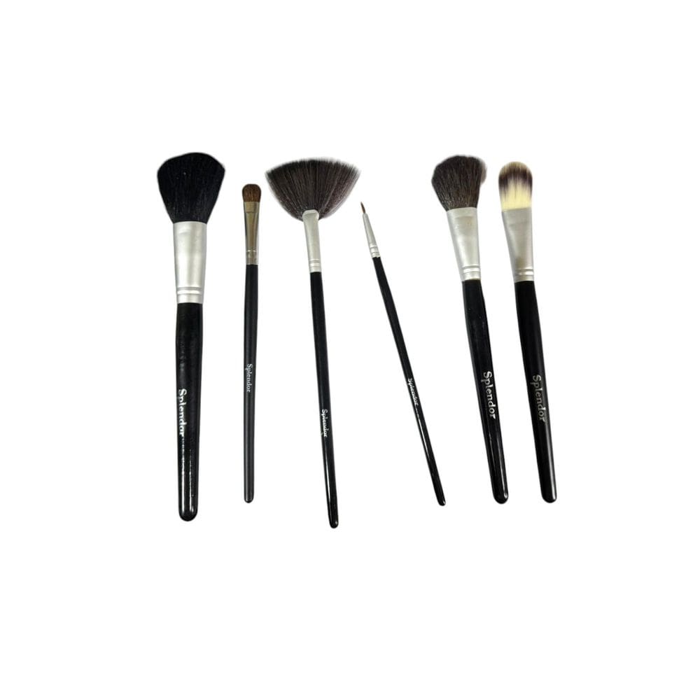 Kit De Pinceis De Maquiagem Splendor Com 6 Unidades