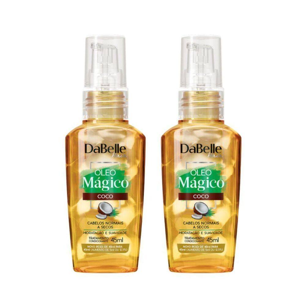 Oleo Capilar Dabelle 45Ml Magico Coco - Kit Com 2Un