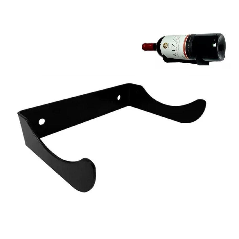 Suporte Garrafa De Vinho De Parede Slim Adega Vertical 10Un