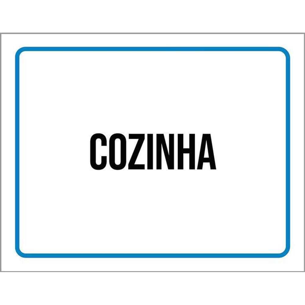 Kit 3 Placas Ambiente Sinalização Setor Empurre