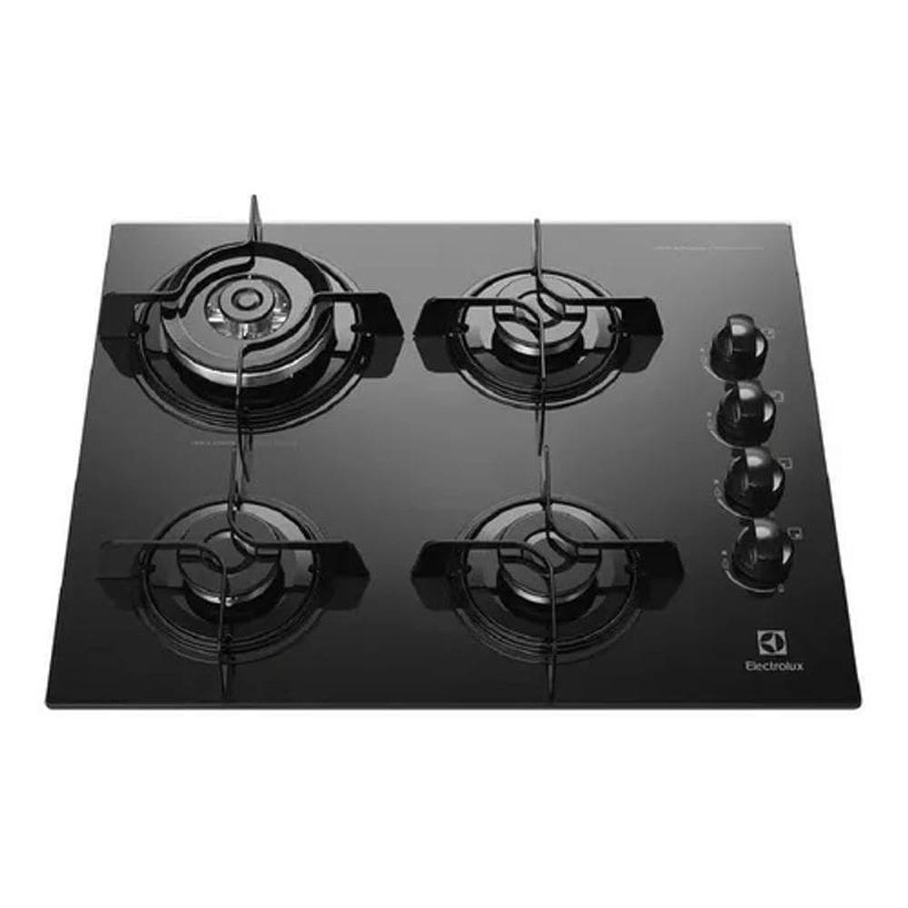 Cooktop 4 Bocas A Gás Ke4Td Electrolux Bivolt Cor Preto