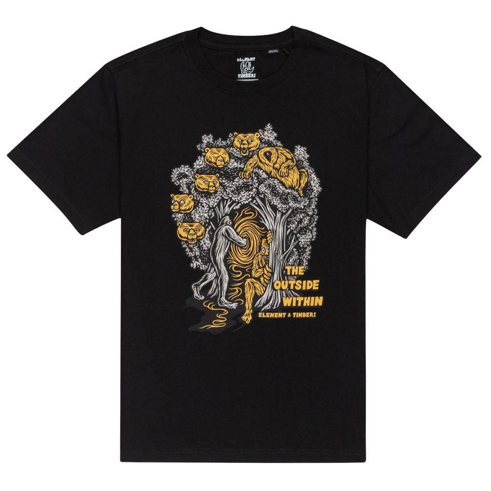 Camiseta Element The Portal Plus Size SM25 Masculina Preto