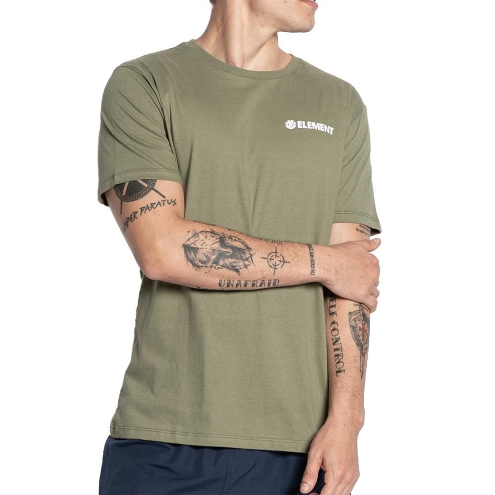 Camiseta Element Blazin Chest Color SM25 Masculina Verde