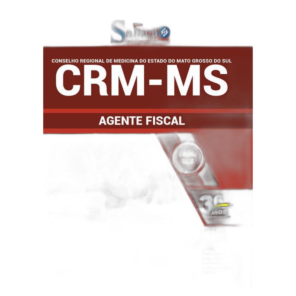 Apostila Concurso Crm Ms Medicina - Agente Fiscal