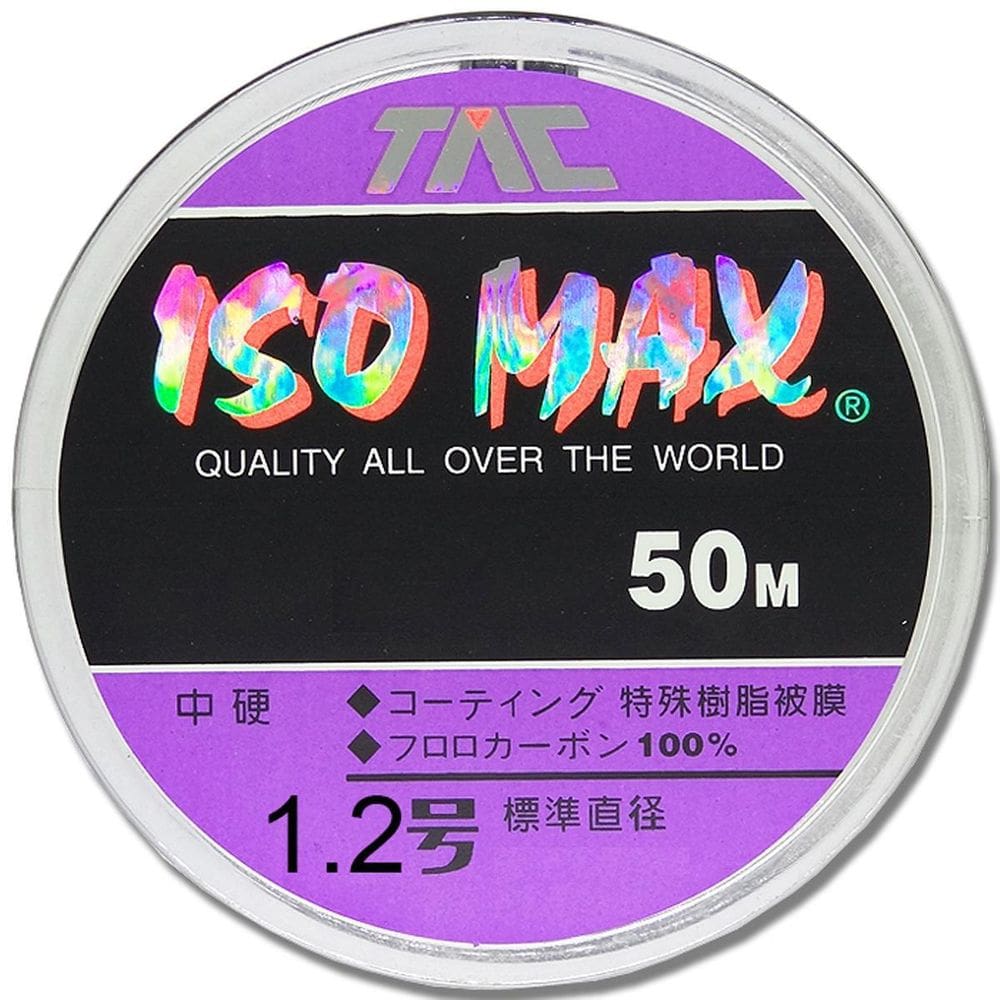 Linha Líder Fluor Carbon Tac Iso Max 50M 5Lb - 0.185Mm - 50M