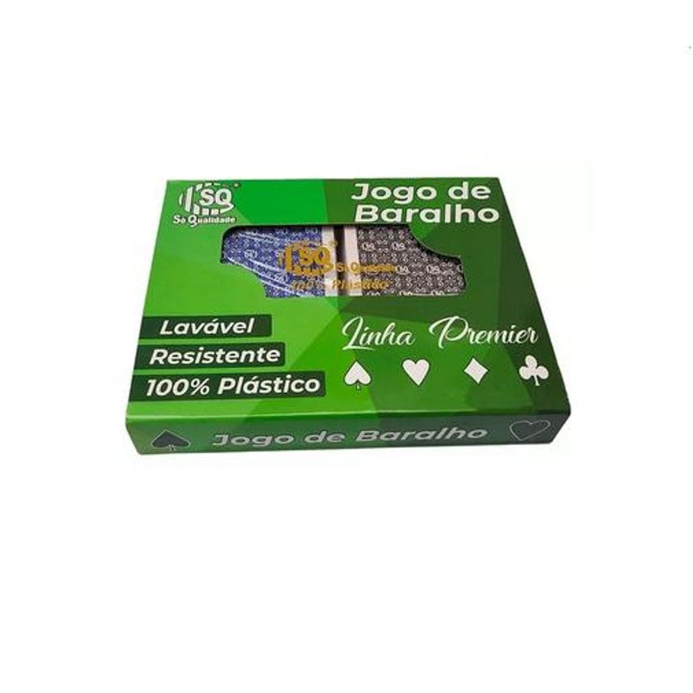 Baralho Duplo Sq 108 Cartas Prova D`água Plástico