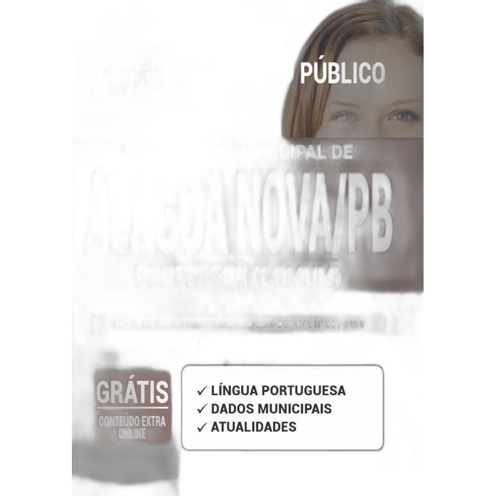 Apostila Prefeitura Alagoa Nova Pb - Professor Comum
