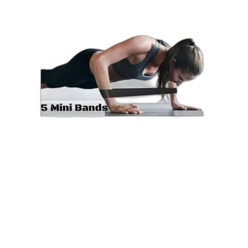 5 Mini Band Elastico Academia Fit Treino Funcional Exercício