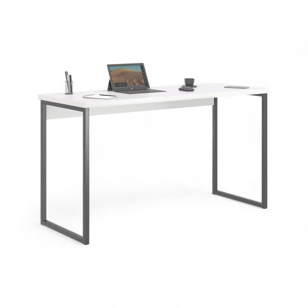 Mesa Home Office Escrivaninha Industriale 1,20 Branco