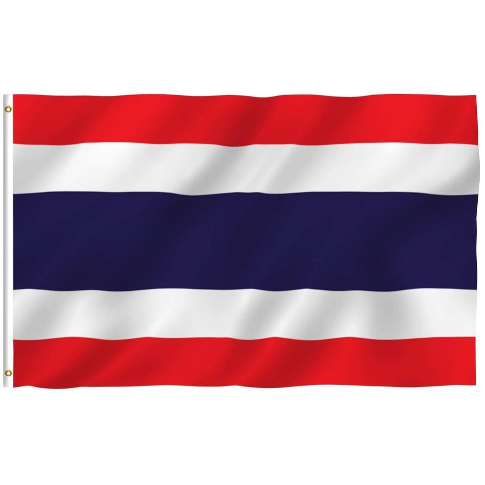 Cabeçalho de lona de poliéster Flag Anley Thailand 90x150cm