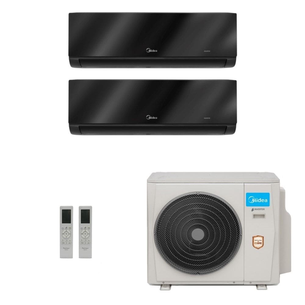 Ar-Condicionado Multi Split Inverter Springer Midea 18.000 (1x Evap HW 9.000 + 1x Evap HW 12.000) Quente/Frio 220V